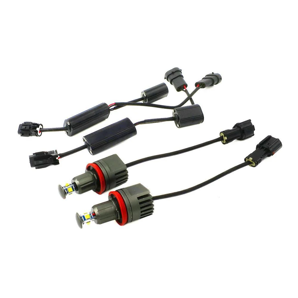 H8 CREE LED Angel Eyes 360-Degree Halo Light Bulb Lamp 6000K Xenon White for BMW - Image 9