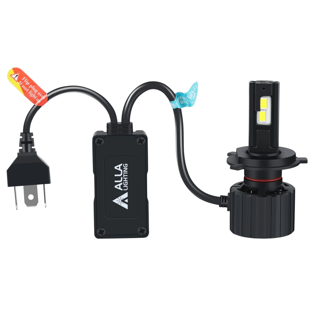 Brightest H4 LED Forward Lightings Conversion Kit Bulbs HB2 9003, White - Image 8