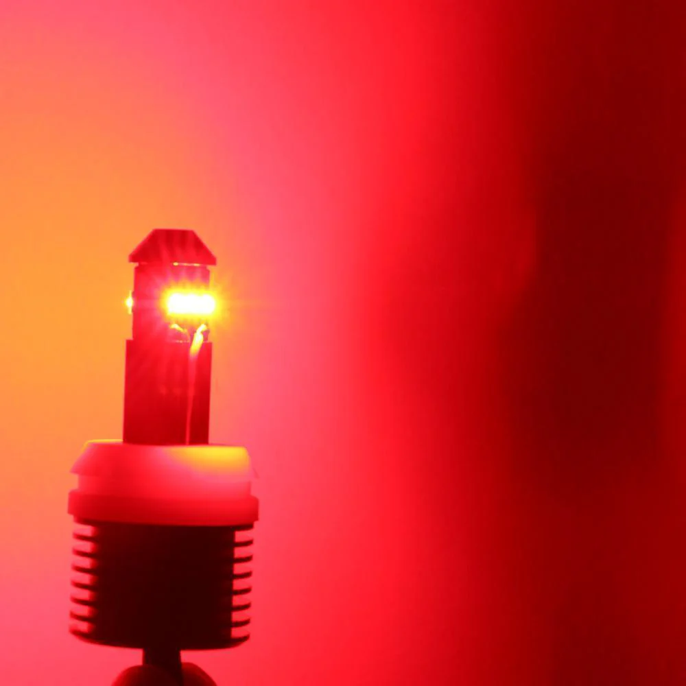 CAN-BUS BA15S 1156 LED Signal Lights Bulbs Amber Yellow Blinker Lights - Image 11