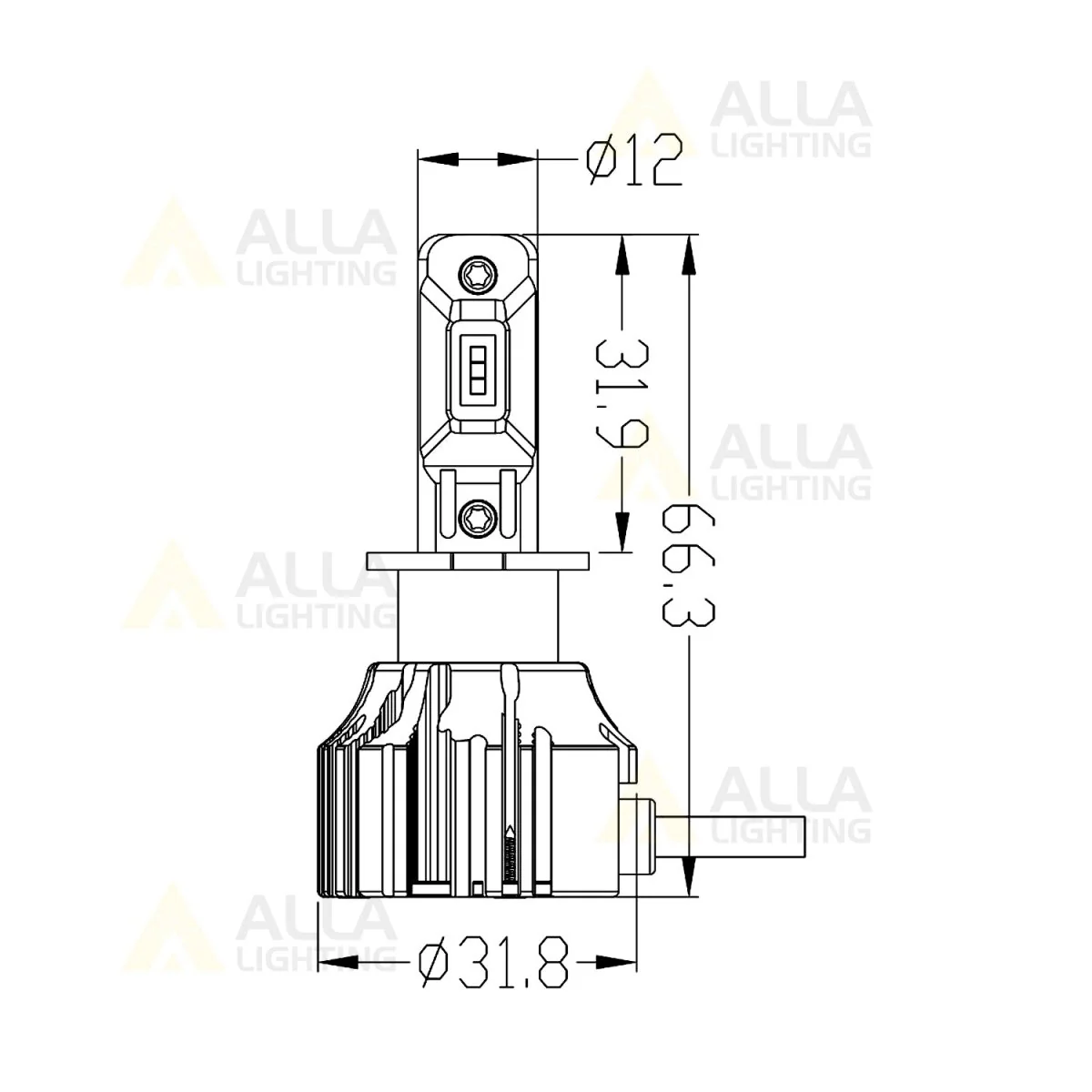 CANBUS H3 Fog Lights Bulbs | Super Bright LED 12V Upgrade Halogen Lamp - Image 8