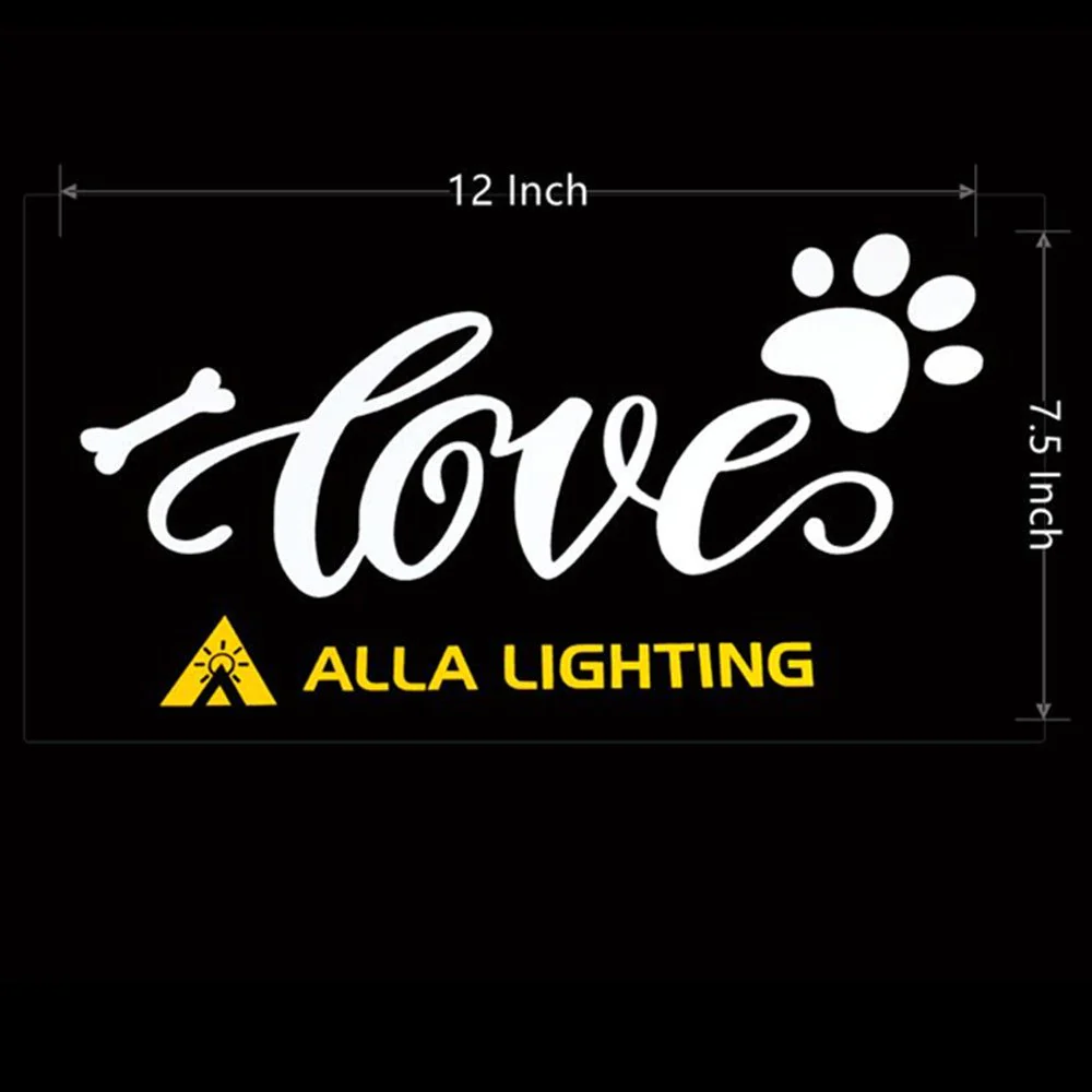 Car Decal | I Love Pets | Cat, Dog Stickers for Cars, Trucks - Image 4