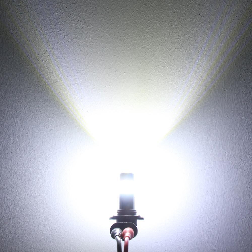 COB-72 HB4 9006 LED Fog Light Bulbs, 6500K White/8000K Blue/3000K Amber Yellow - Image 5