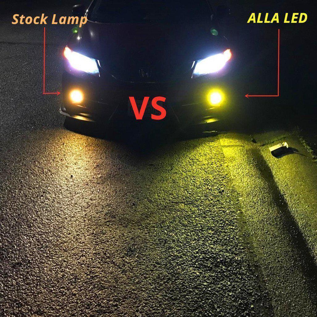 COB-72 HB4 9006 LED Fog Light Bulbs, 6500K White/8000K Blue/3000K Amber Yellow - Image 7