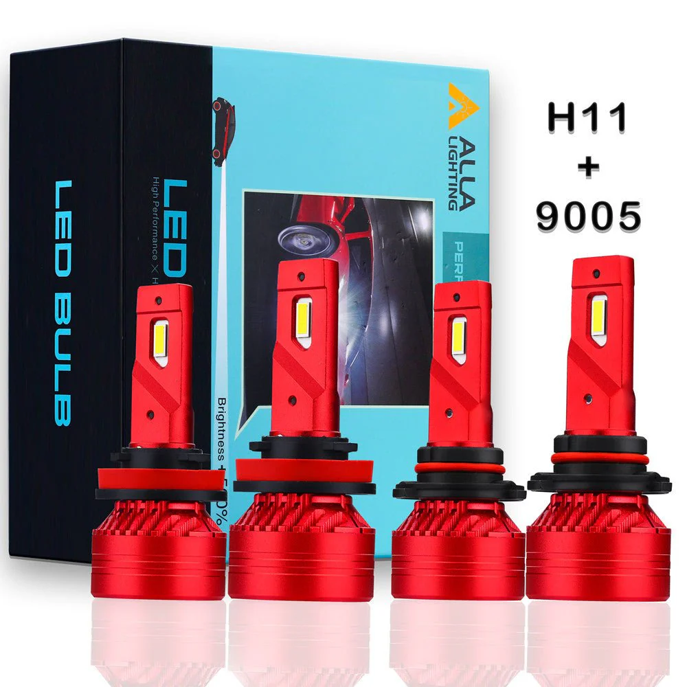 Combo 9005 and H11 LED Forward Lightings Bulbs Replacement Upgrade, 6500K White - Image 11
