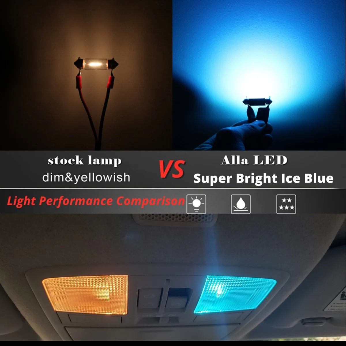 DE3425 6486X LED Bulbs Festoon License Plate Interior Map Dome Lights - Image 13