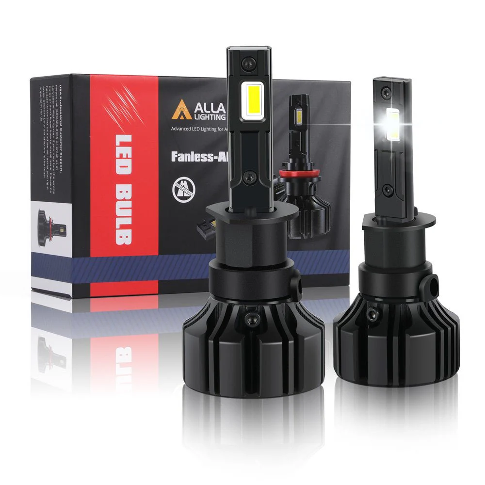 Fanless LED Forward Lightings Bulbs High Low Beam Conversion Kits 6000K White - Image 16