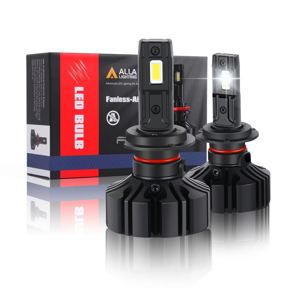 Fanless LED Forward Lightings Bulbs High Low Beam Conversion Kits 6000K White - Image 19