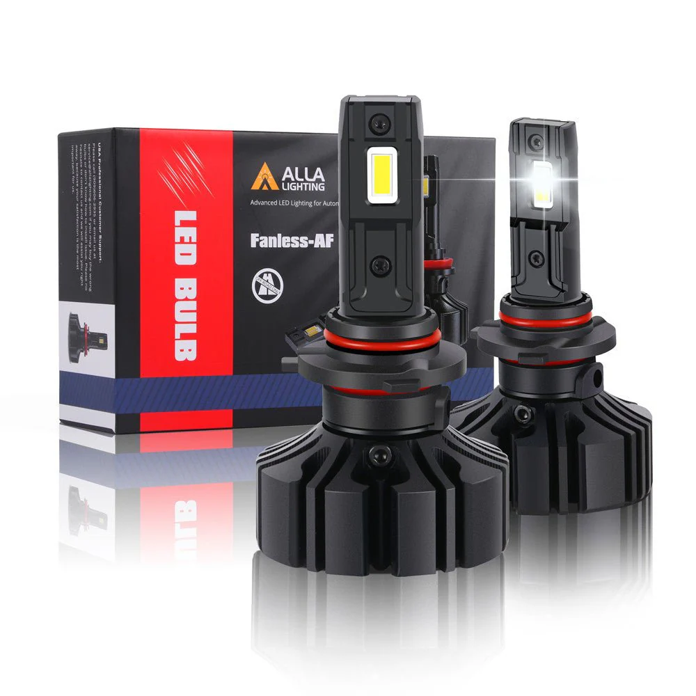 Fanless LED Forward Lightings Bulbs High Low Beam Conversion Kits 6000K White - Image 2