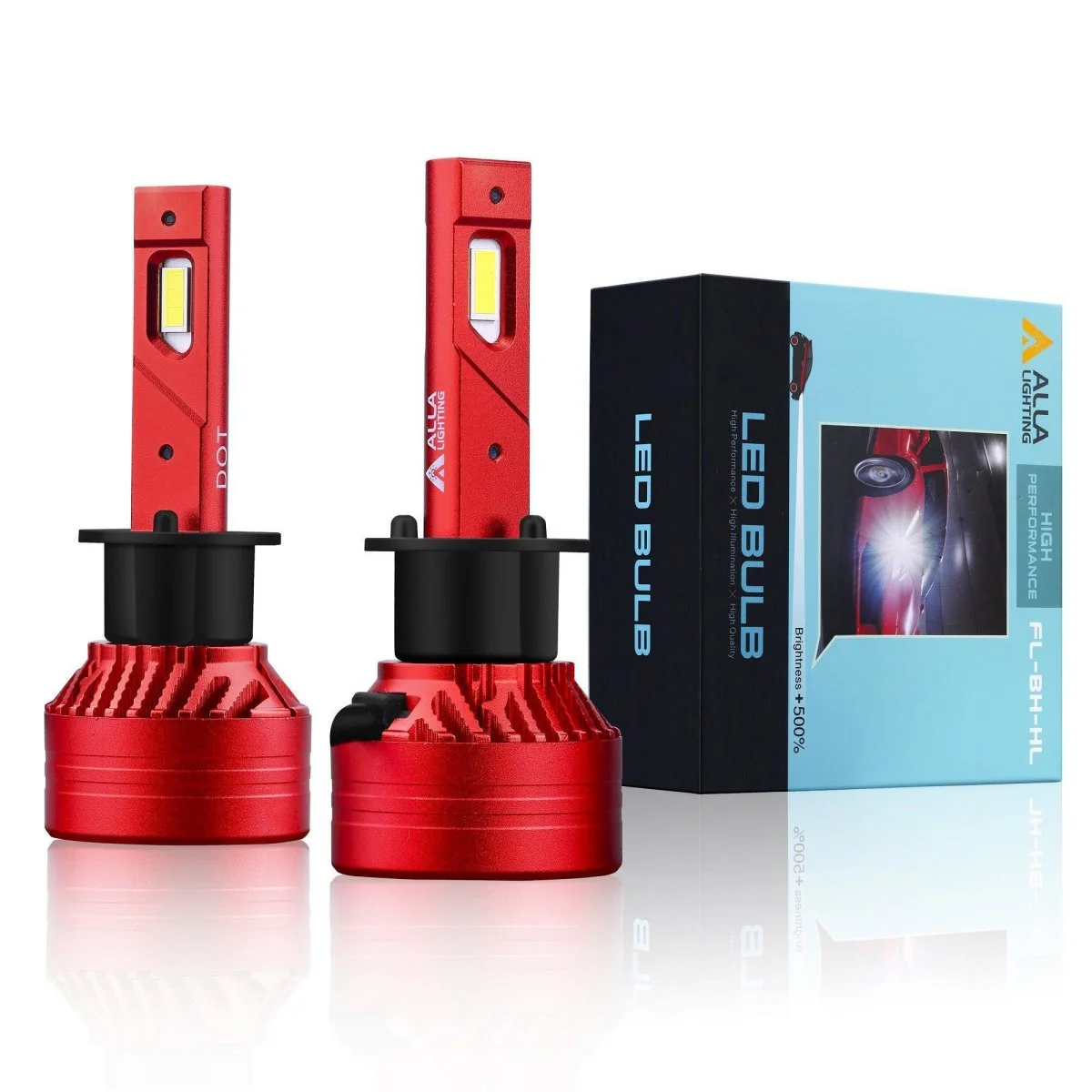 FL-BH H1 LED Forward Lightings Bulbs Replacement Upgrade Halogen, 6000K Xenon White - Image 6