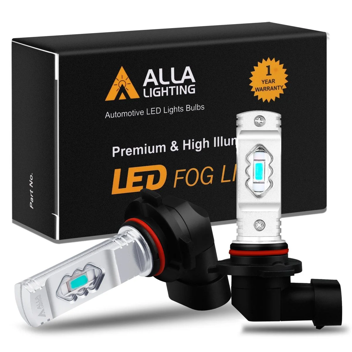 H10 9145 9140 LED Fog Lights Bulbs 12V, 6K White/3K Yellow/Red/8K Blue - Image 11