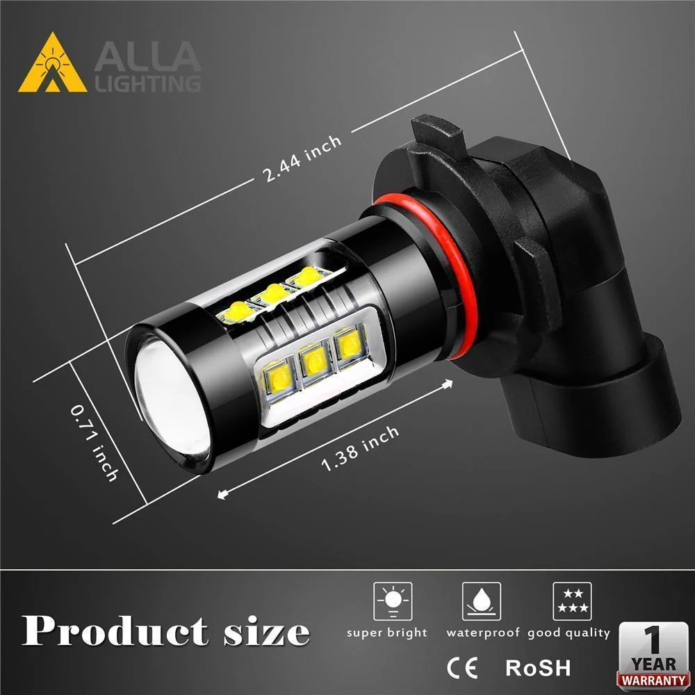 H10 9145 LED Fog Lights Bulbs High Power 80W Cree 9140, 6K White - Image 7