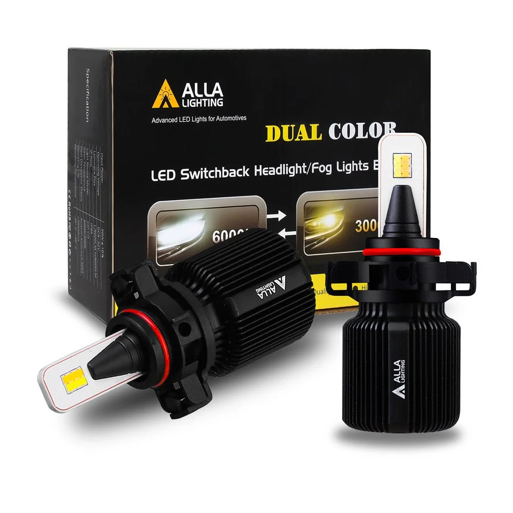 H10 9145 LED Switchback Bulbs Fog Lights, 6K White/3K Yellow - Image 7