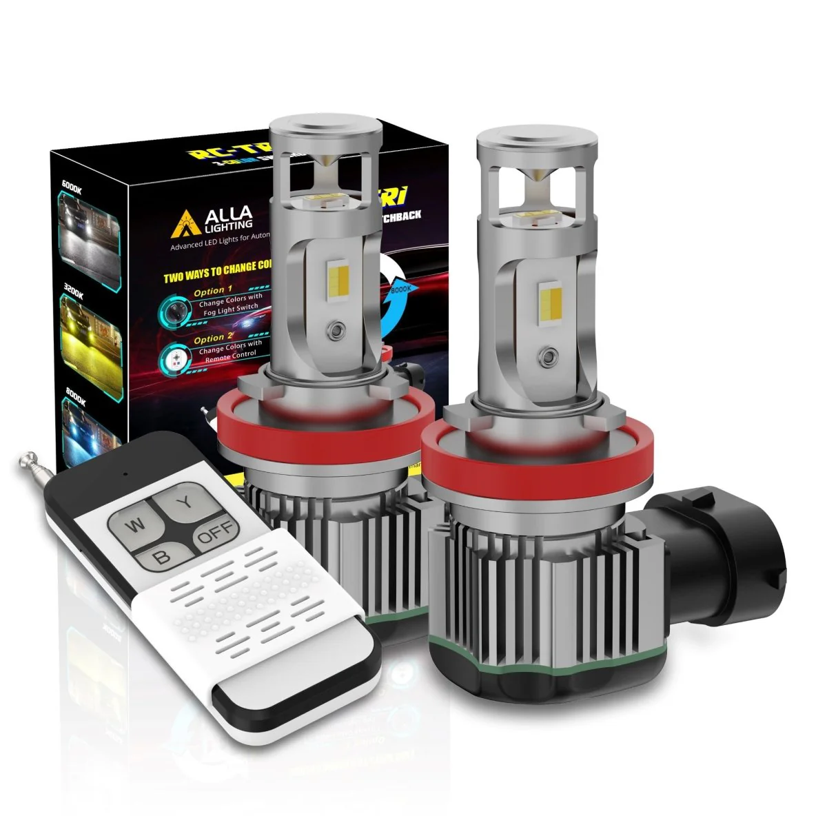 H11 H8 H16 LED Switchback Bulbs Fog Lights | White, Yellow, Blue - Image 16