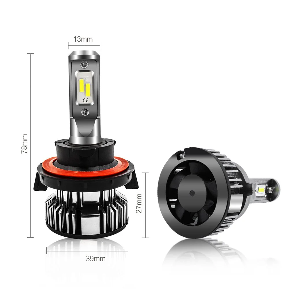 TS-CR H13 9008 LED Forward Lightings Bulbs for Cars, Trucks, 6000K Xenon White - Image 6