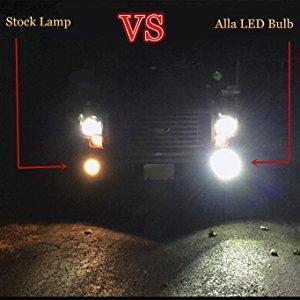 H11 H16 H8 LED Fog Lights Bulbs High Power 80W Cree DRL, 6000K White - Image 3