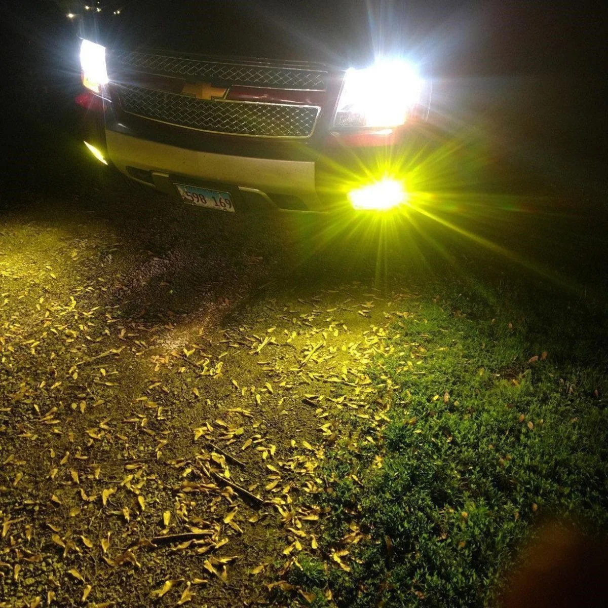 COB-72 H8 H11 LED Fog Light Bulbs, 6500K White/8000K Blue/3000K Amber Yellow - Image 11