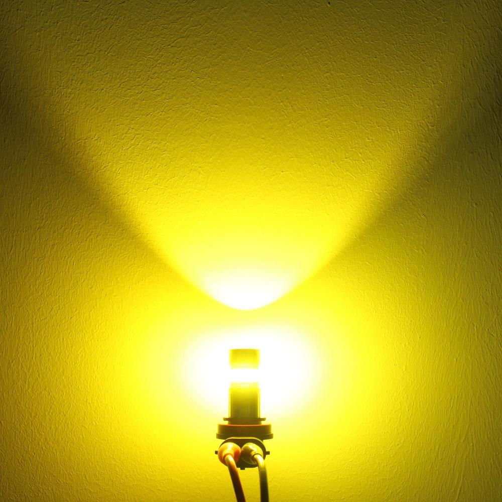 COB-72 H8 H11 LED Fog Light Bulbs, 6500K White/8000K Blue/3000K Amber Yellow - Image 12