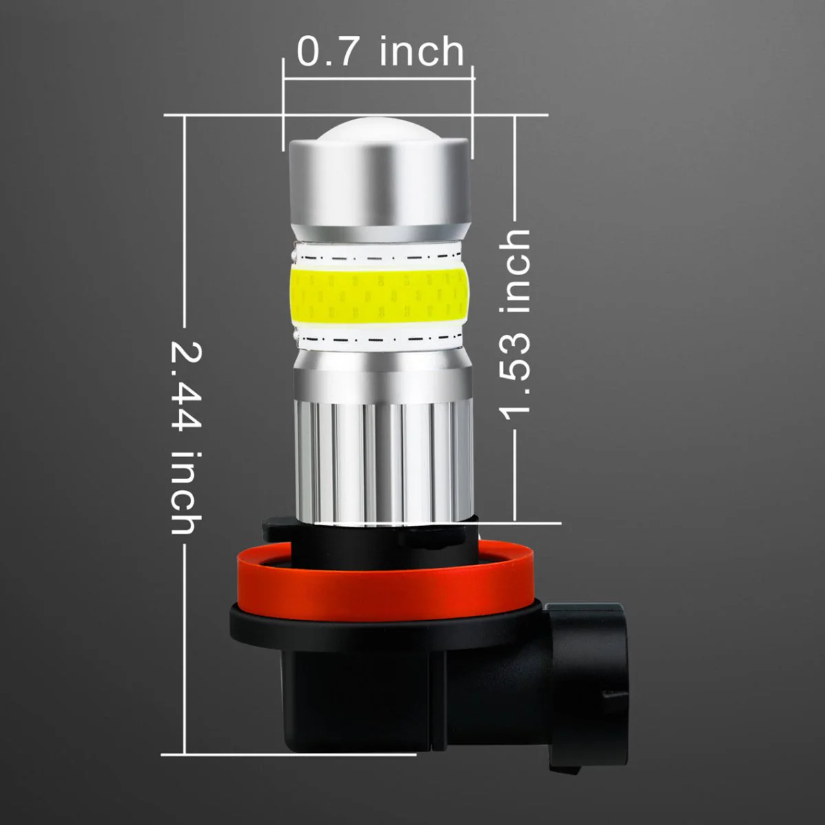 COB-72 H8 H11 LED Fog Light Bulbs, 6500K White/8000K Blue/3000K Amber Yellow - Image 23