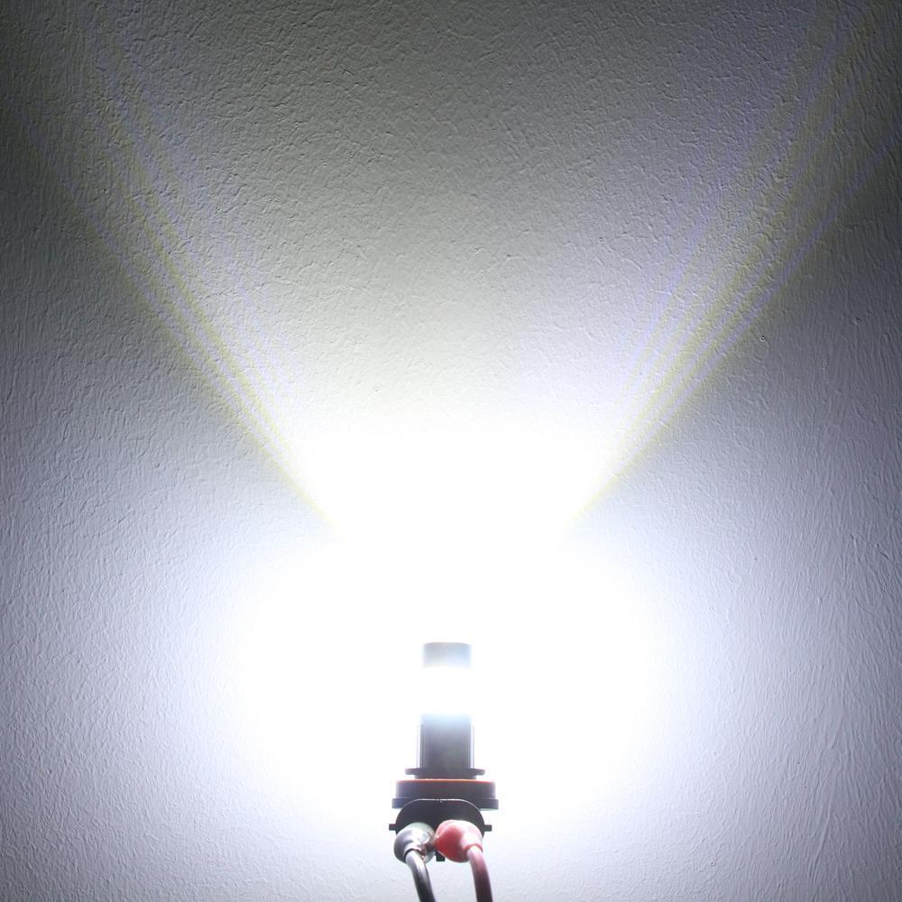 COB-72 H8 H11 LED Fog Light Bulbs, 6500K White/8000K Blue/3000K Amber Yellow - Image 5