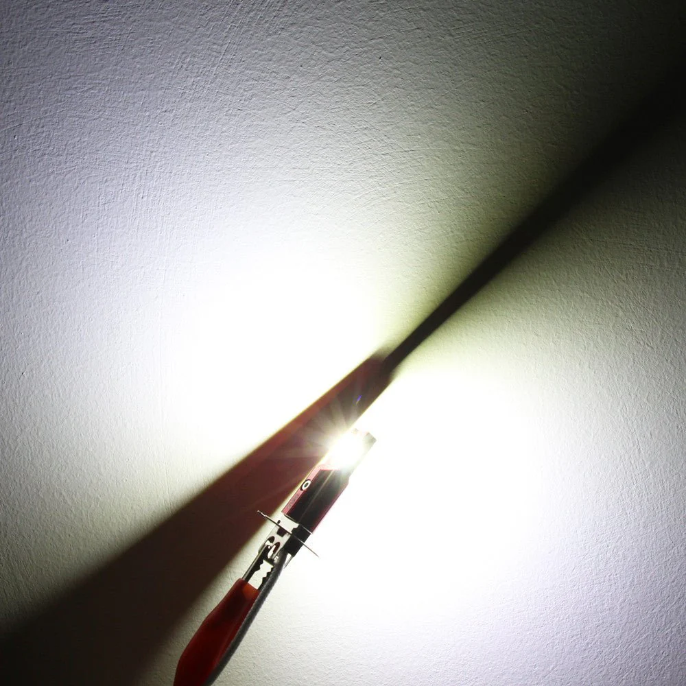Mini H3 LED Fog Lights Bulb, DRL Replacement for Cars, Trucks | White - Image 7