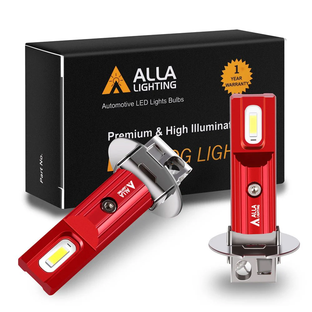Mini H3 LED Fog Lights Bulb, DRL Replacement for Cars, Trucks | White - Image 8