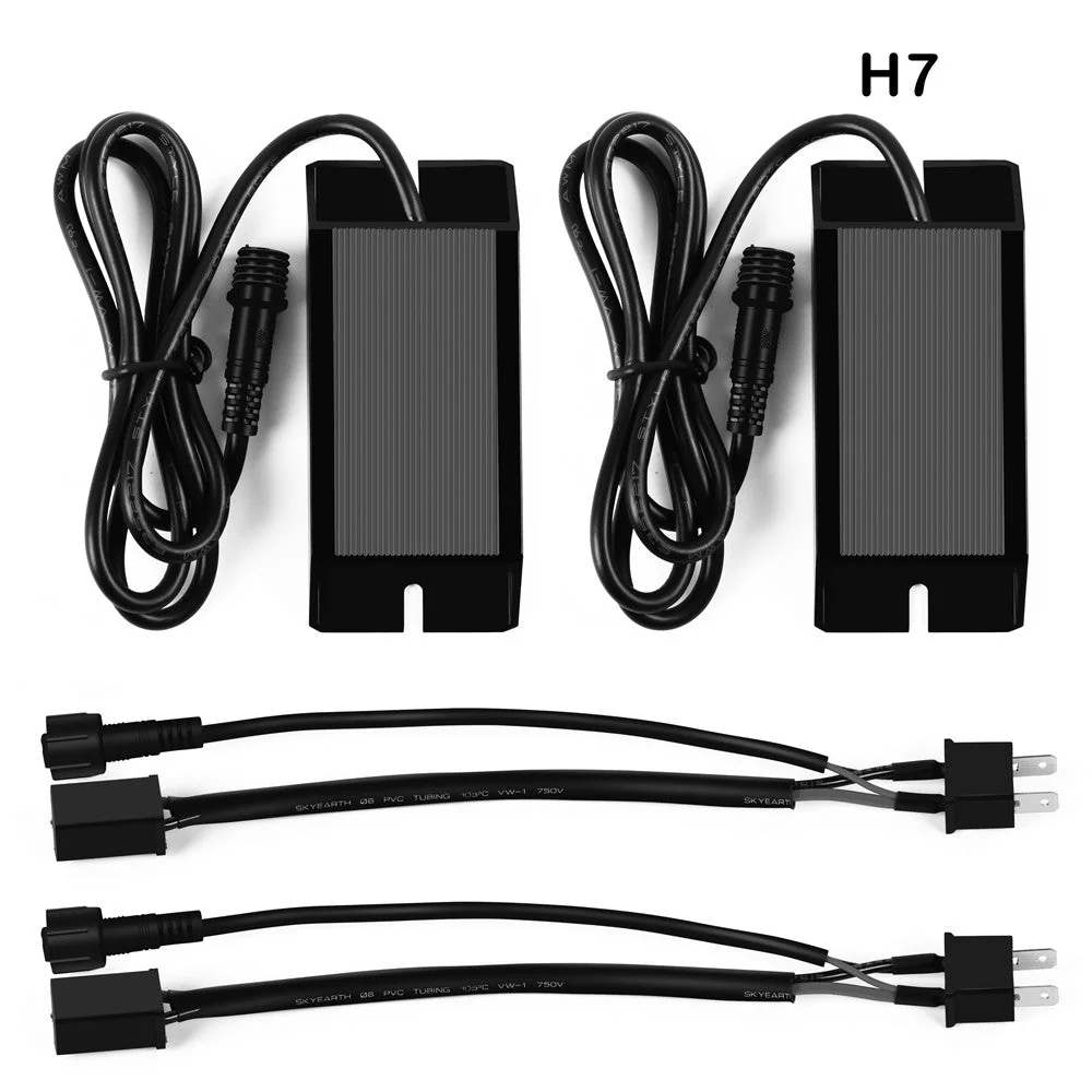 H7 CANBUS LED Resistors Forward Lighting Fog Lights Anti Flicker Decoders - Image 5
