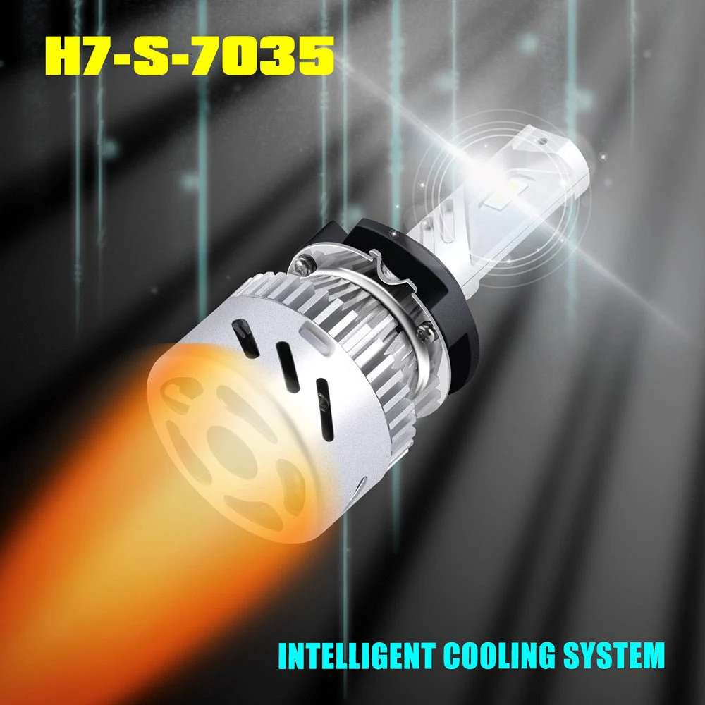 H7 LED Forward Lightings Bulbs for Mercedes Benz, Volkswagen Tiguan w/ Retainer Clip - Image 5