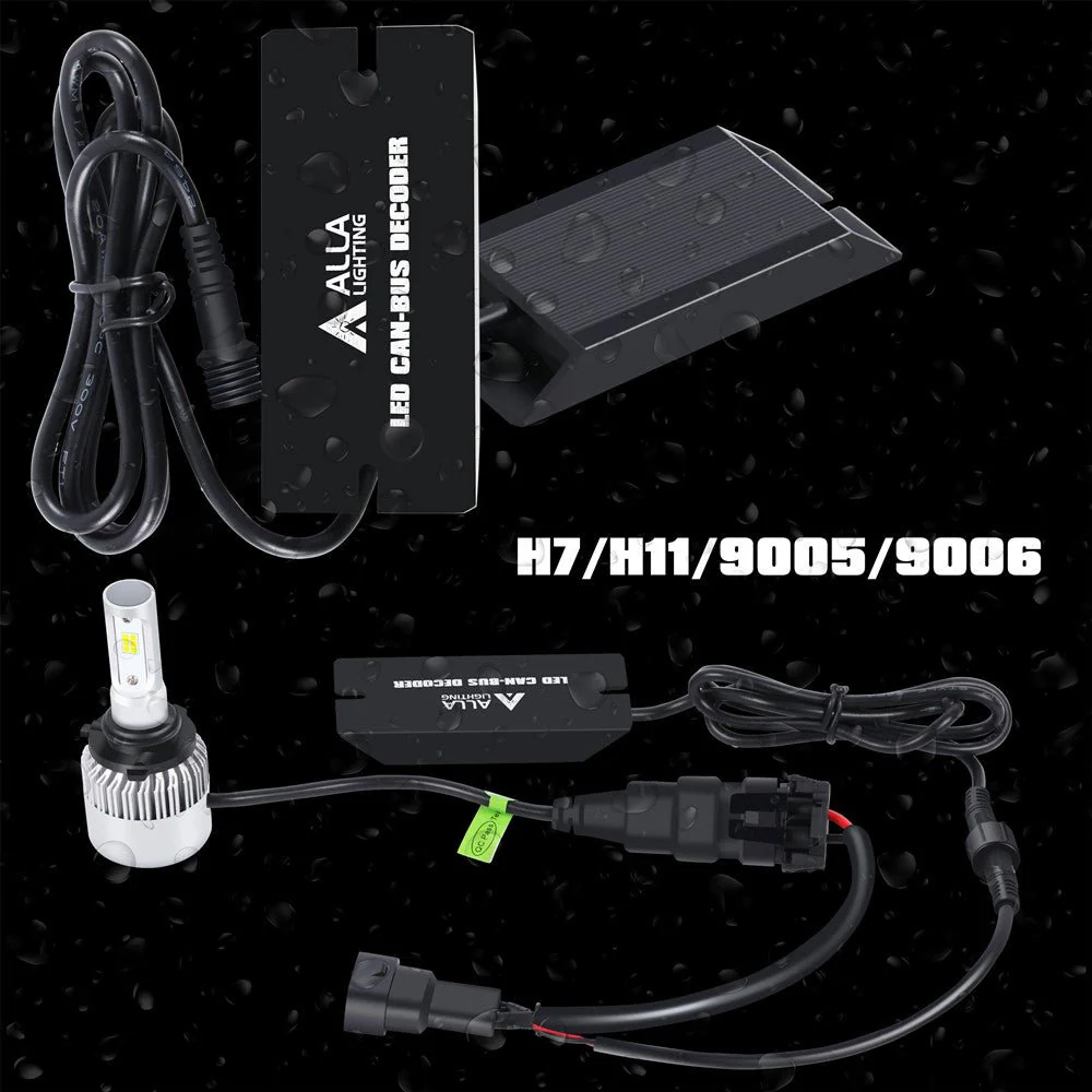 H8 H11 CANBUS LED Resistors Anti-Flicker Decoders Forward Lighting/Fog Lights - Image 3