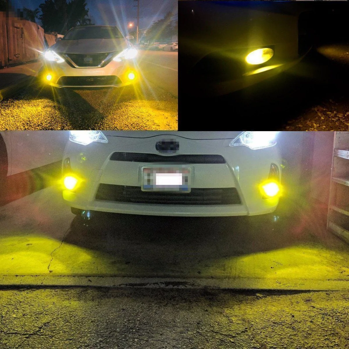 H8 H11 LED Bulbs Fog Lights Upgrade H16 for Cars, Trucks, 3000K Yellow - Image 7