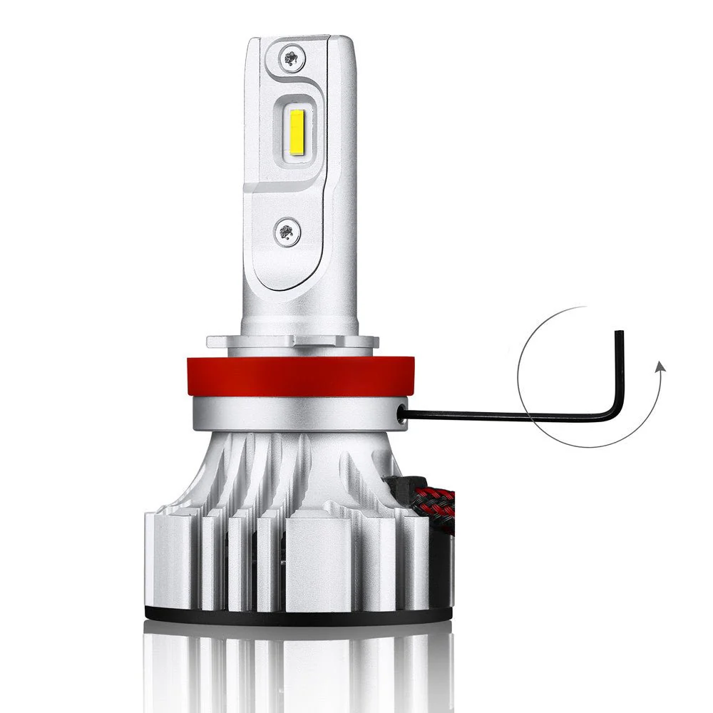 D-CR H8 H9 H11 LED Forward Lightings Bulbs Daytime Running/Fog Lights, 3000K Amber Yellow - Image 11