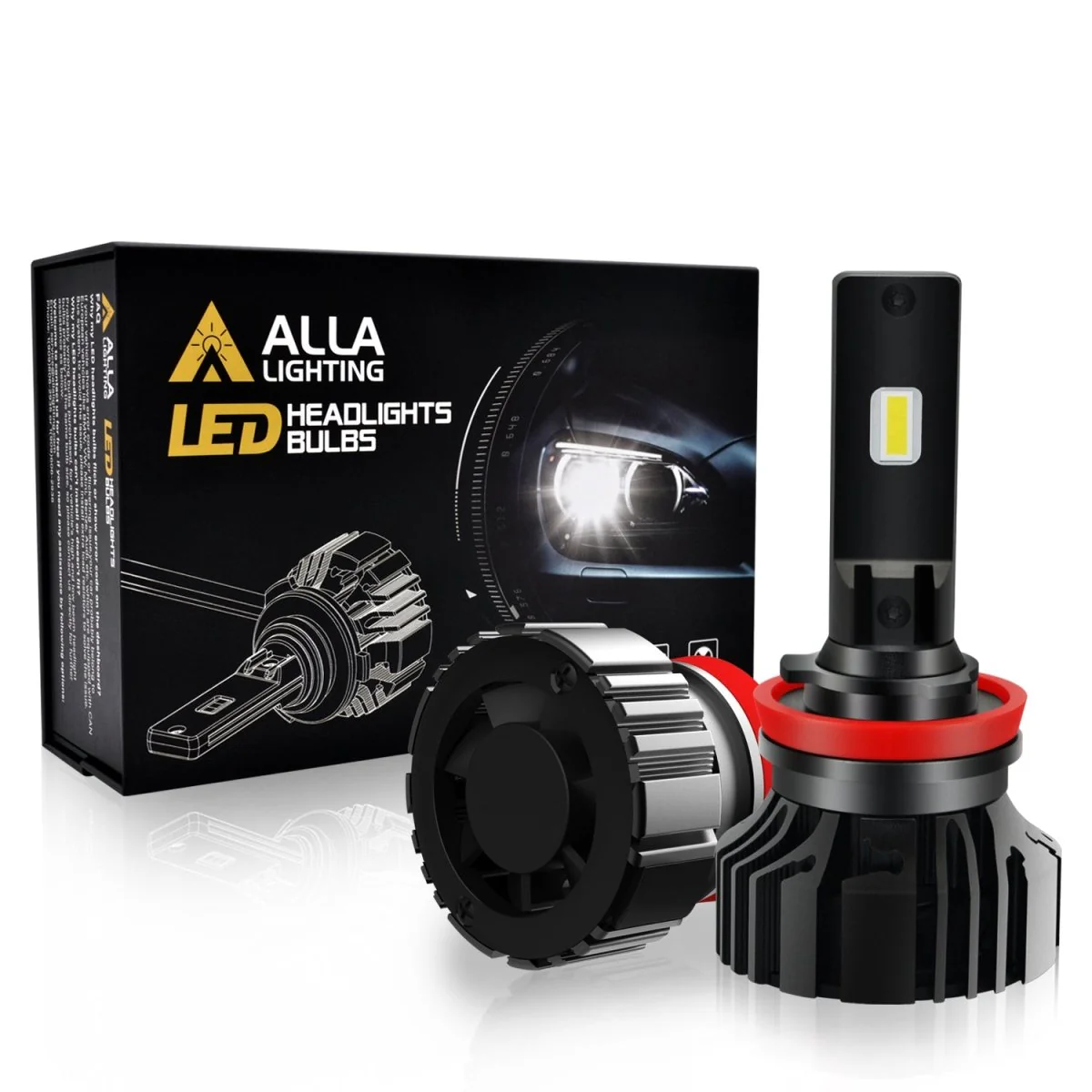 H8 H9 H11 LED Forward Lightings Bulbs, High Beam or Low Beam - Image 8