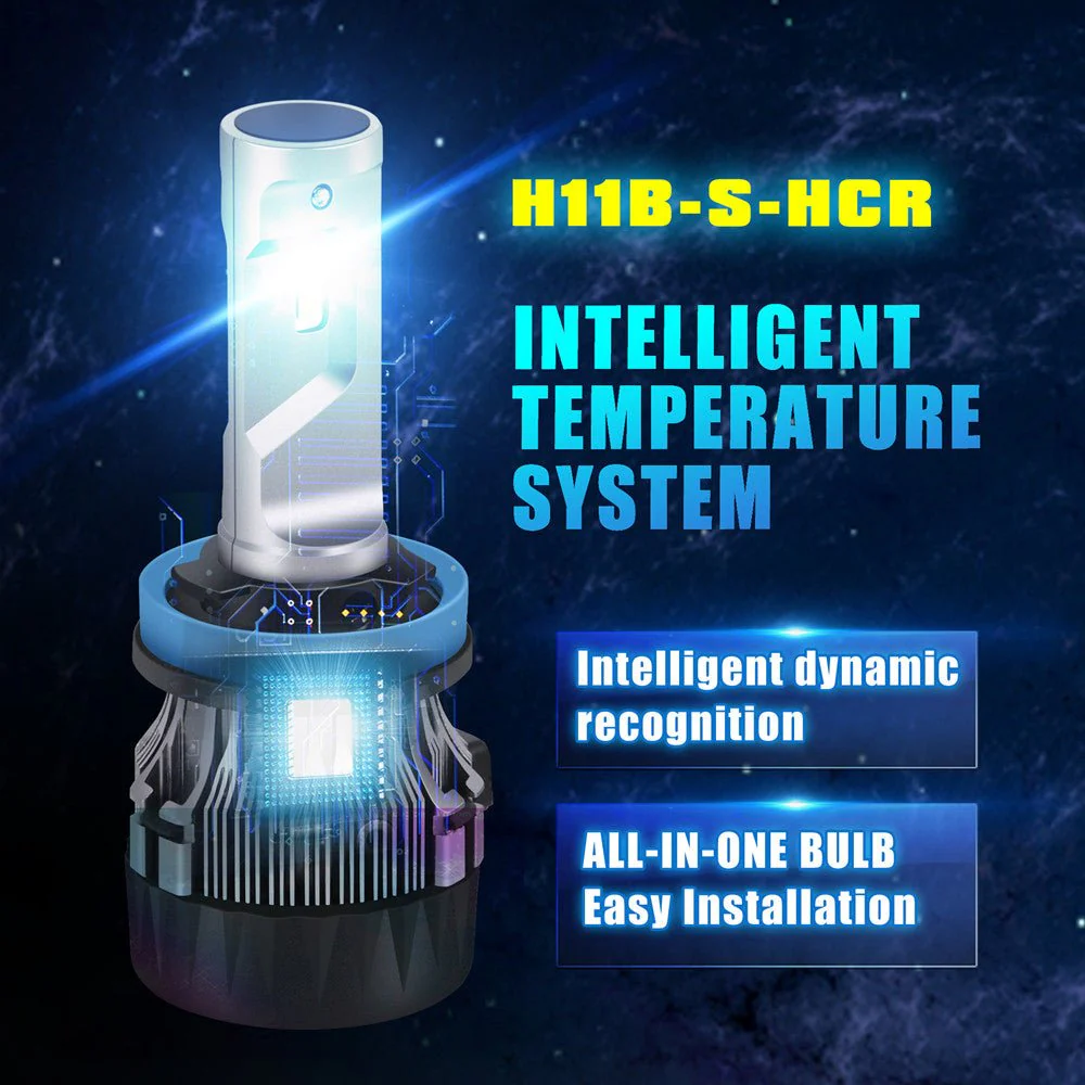 H9B H11B LED Forward Lightings Conversion Kits Bulbs Plug and Play, White - Image 7