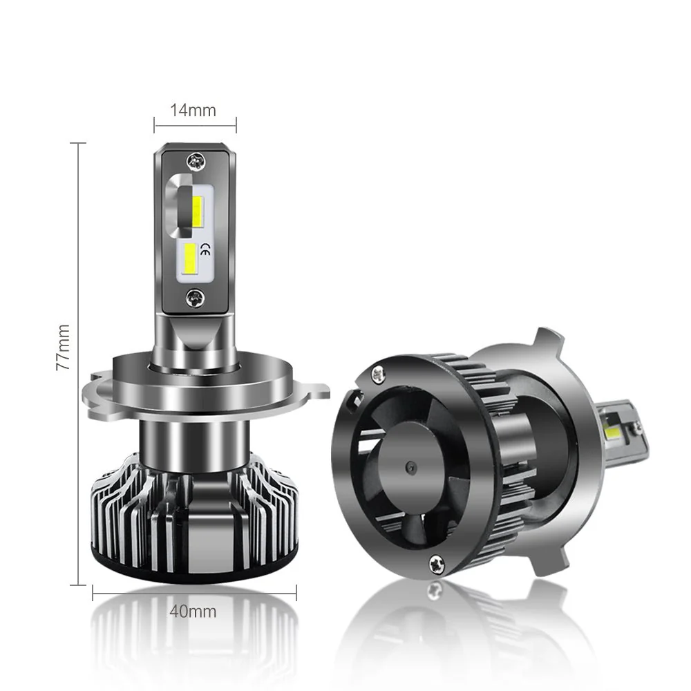 TS-CR HB2 9003 H4 LED Forward Lightings Bulbs for Motorcycles, Cars, Trucks, 6K White - Image 7