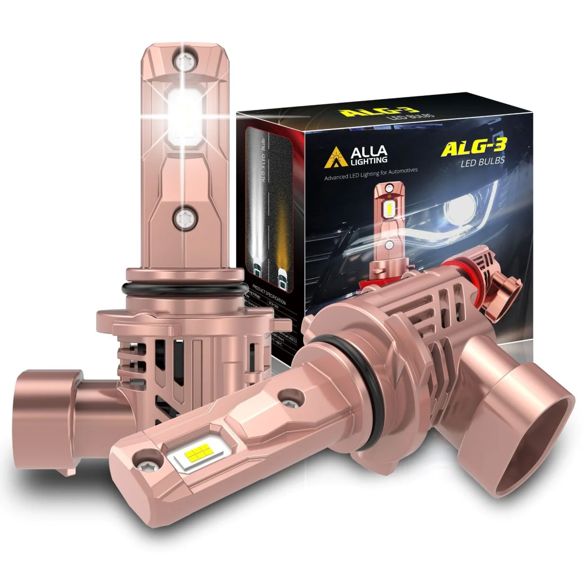 Mini HB4 9006 LED Forward Lightings Bulbs, Fog Lights, 6000K White - Image 8