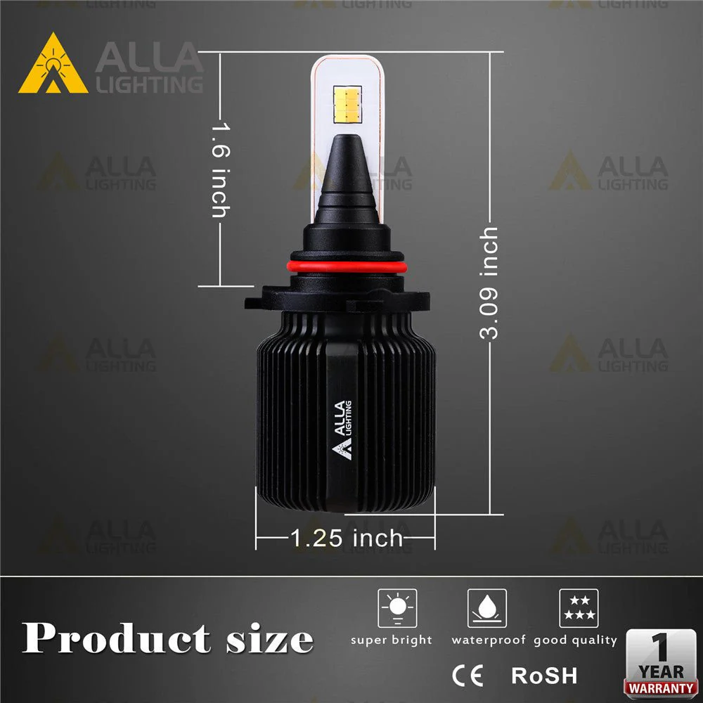 HB4 9006 LED Switchback Bulbs Forward Lightings, Fog Lights, White/Yellow - Image 6
