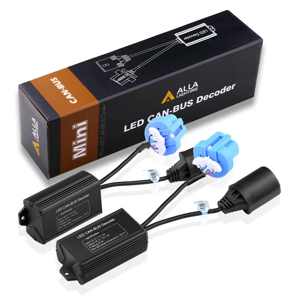 HB5 9007 LED Decoder Canceler Capacitor CAN BUS Bulbs Kits - Image 5