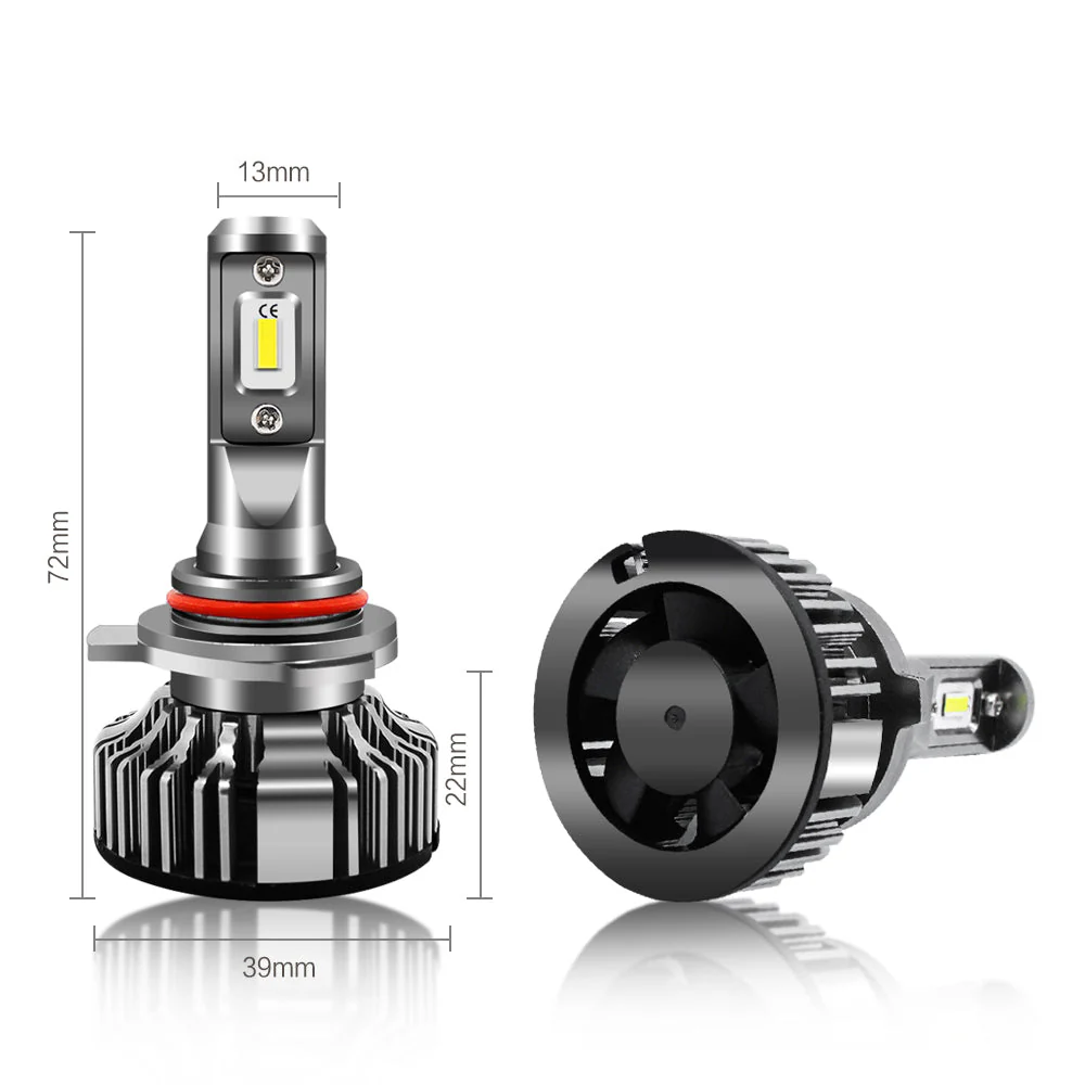 TS-CR HIR2 9012 LED Forward Lightings Bulbs for Cars, Trucks, 6500K Xenon White - Image 6