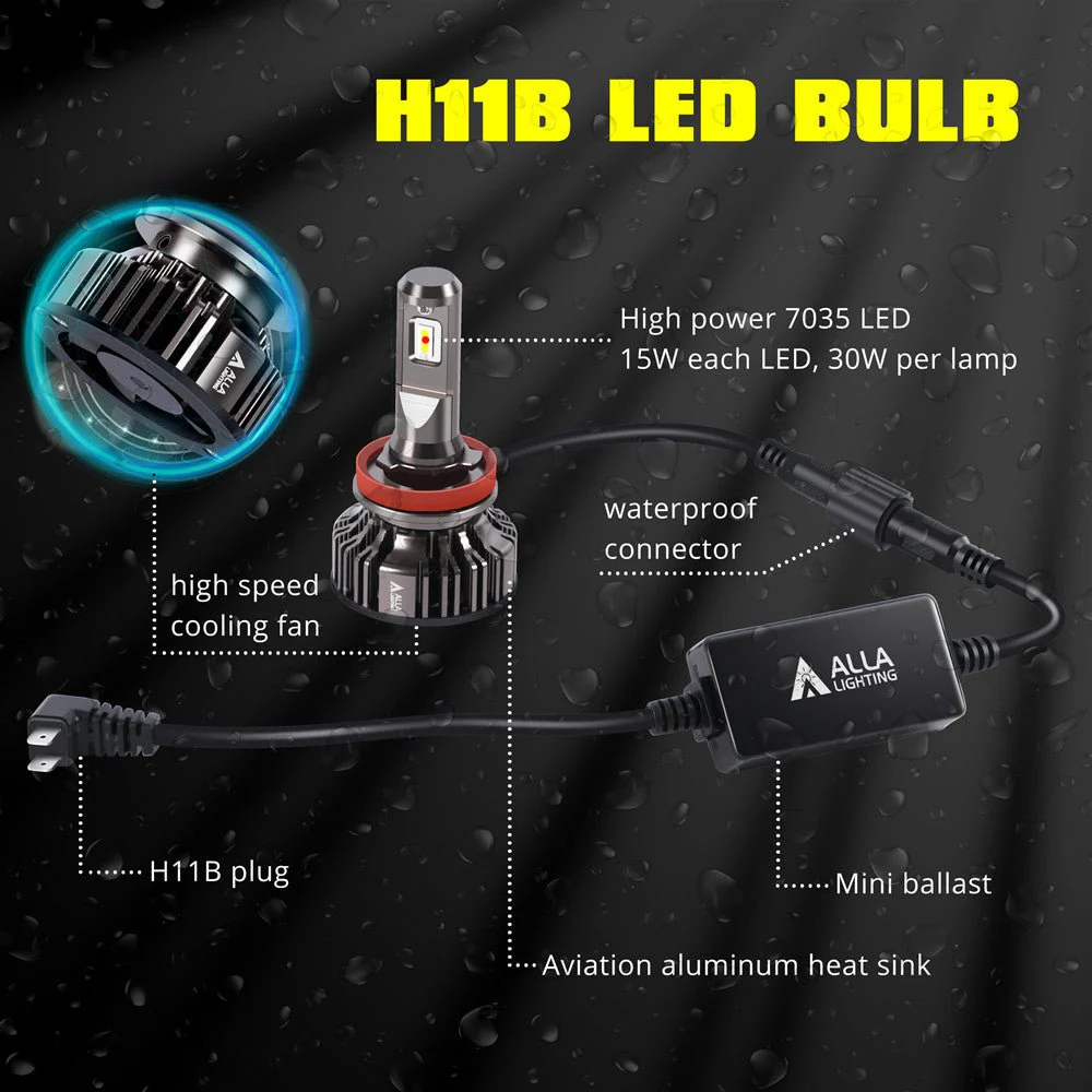TS-CR H9B H11B LED Forward Lightings Bulbs Xreme Super Bright Upgrade for Kia, Hyundai - Image 2