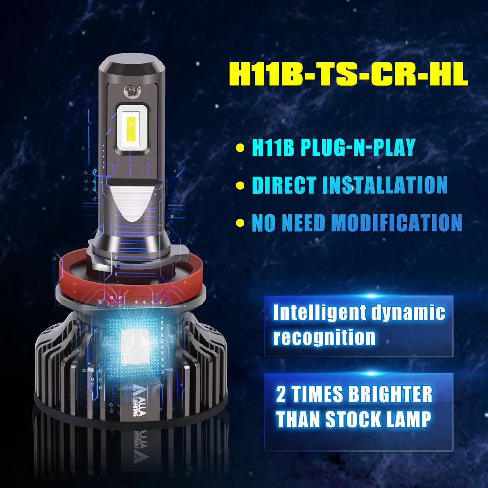 TS-CR H9B H11B LED Forward Lightings Bulbs Xreme Super Bright Upgrade for Kia, Hyundai - Image 4