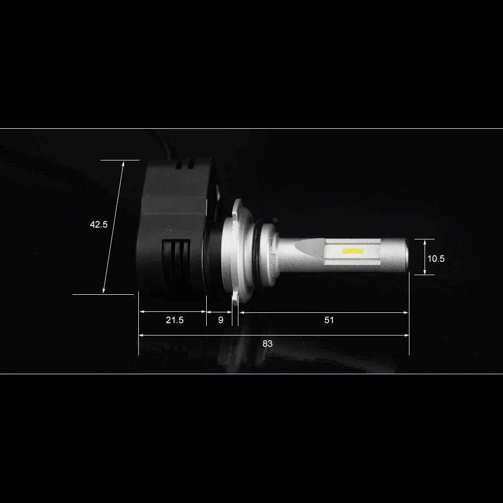 L-NF 9006 HB4 LED Forward Lightings Bulbs Replacement, 6000K Xenon White - Image 7