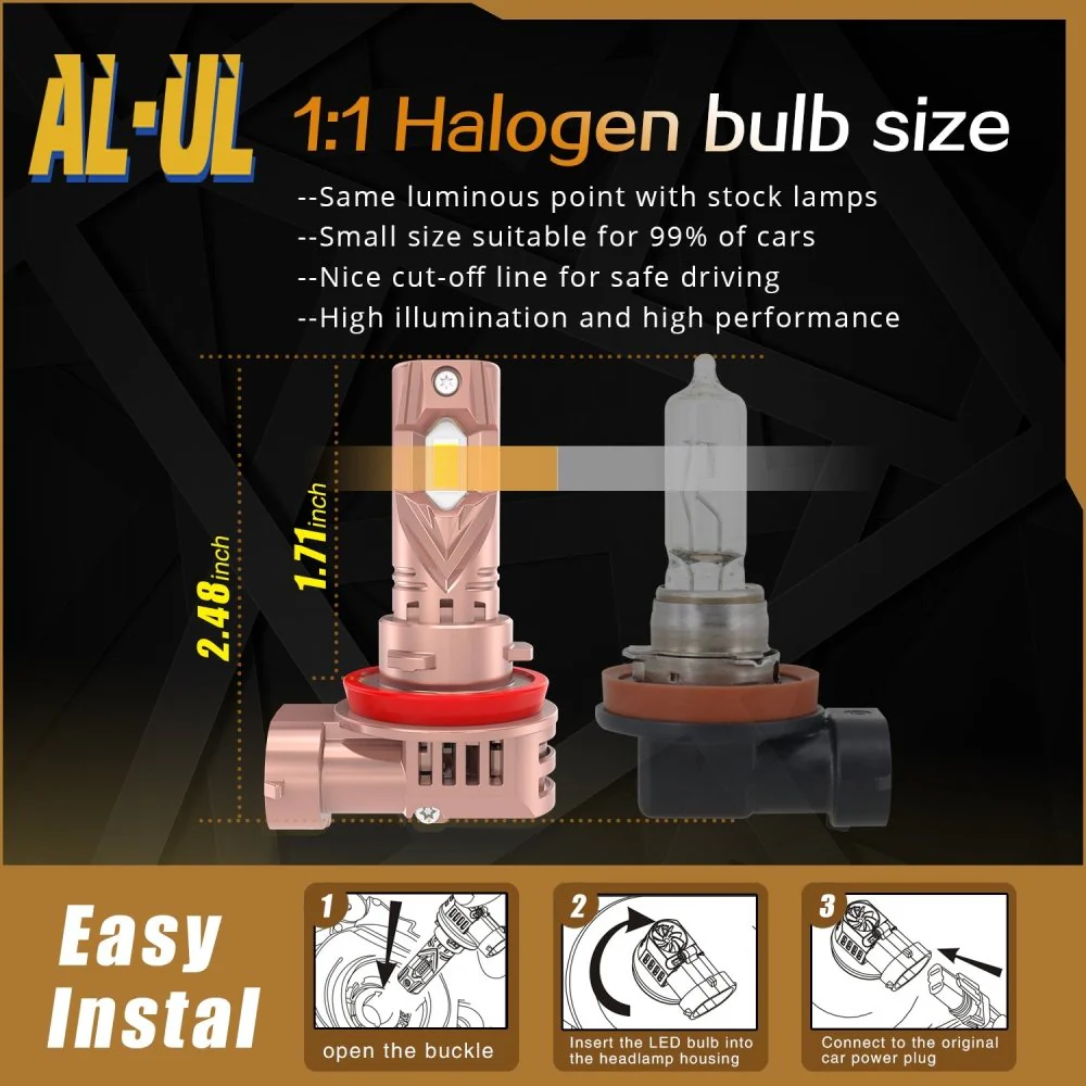AL-UL LED Forward Lightings Bulbs High, Low Beam, Fog Lights - Image 5