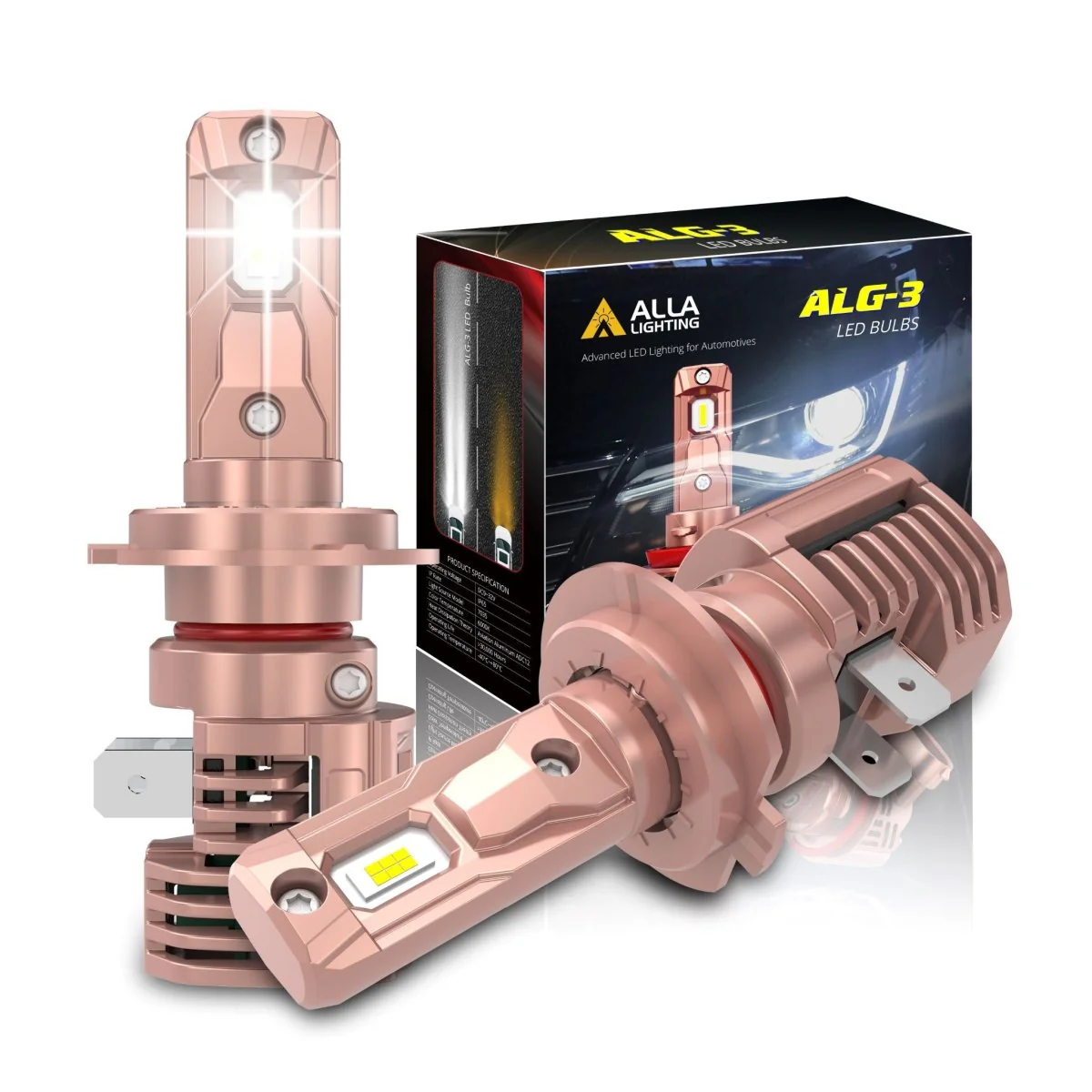 Mini H7 LED Forward Lightings Bulbs, Fog Lights, DRL, White - Image 8