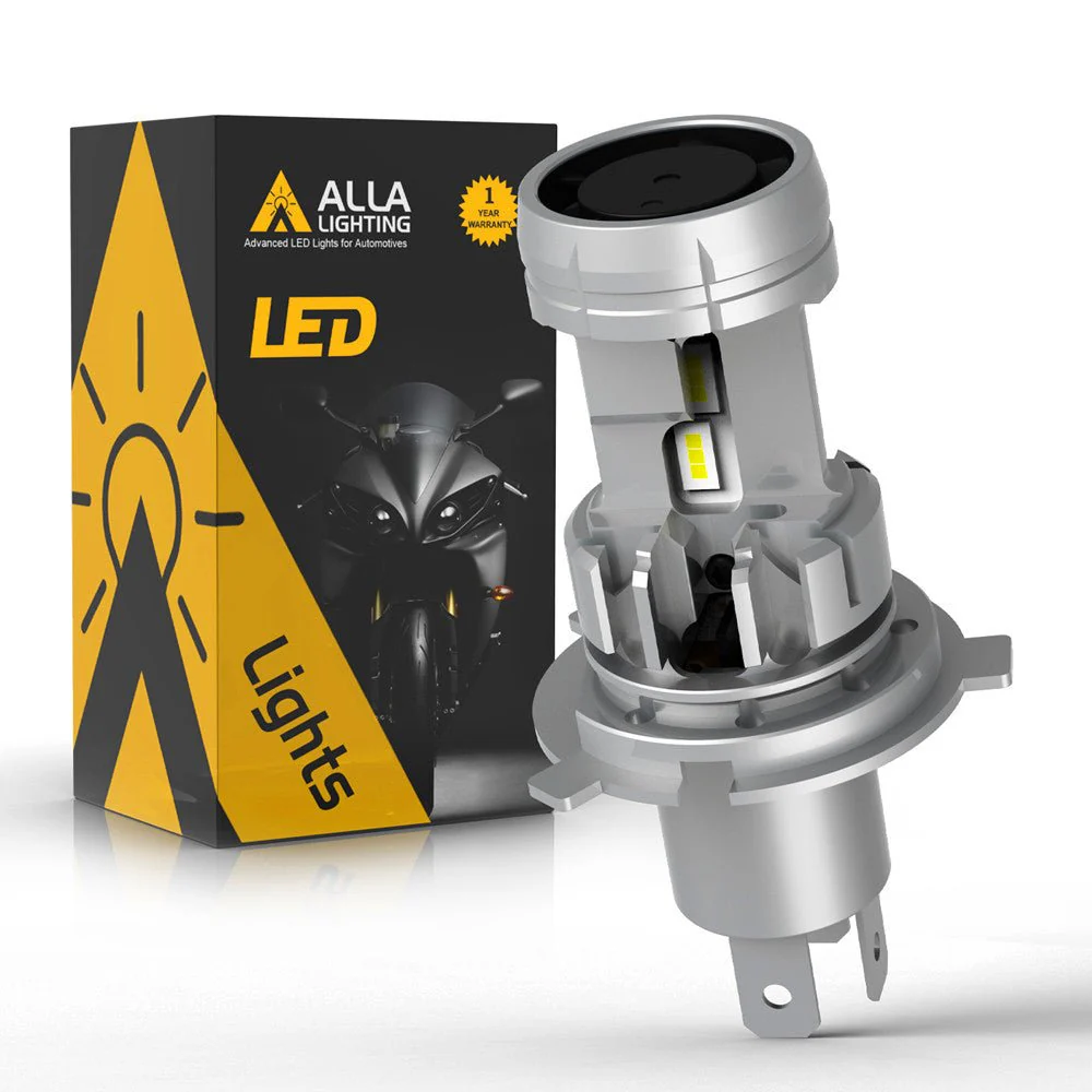 Motorcycle LED Forward Lighting Bulbs H4 9003 HB2 Kits, 6000K Xenon White - Image 9