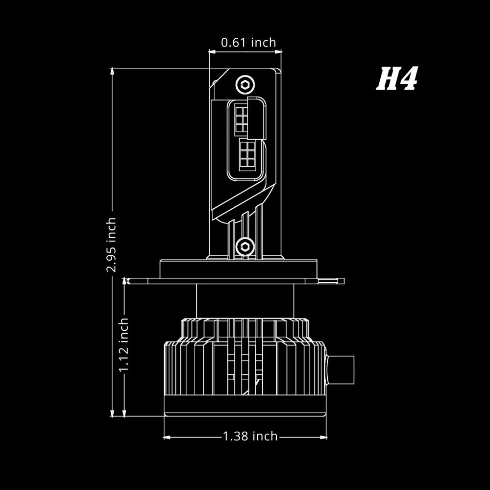 NCP H4 HB2 9003 CANBus LED Forward Lightings Bulbs | Dual High Low Beam - Image 7