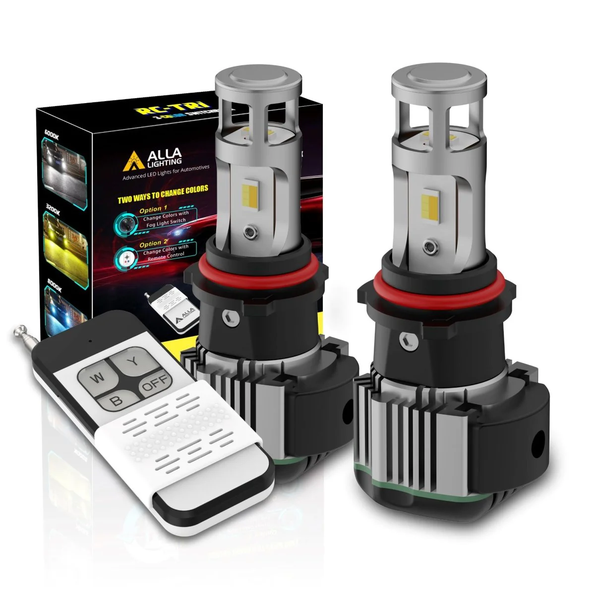 P13W 12277 LED Switchback Daytime Running Lights Bulbs | White, Yellow, Blue - Image 9