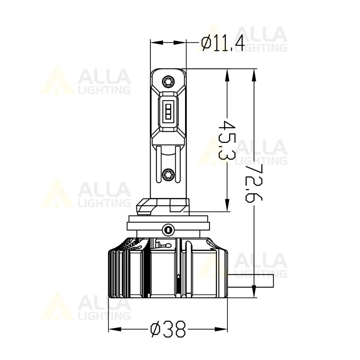 PG13 H27 880 LED Fog Lights Bulb, Forward Lightings Upgrade Halogen - Image 7