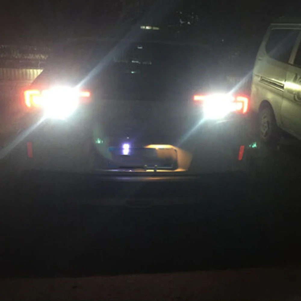 PH16W LED Bulbs Back-up Reverse, Tail, Signal Lights, 6000K White - Image 7