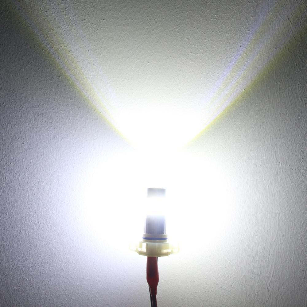 COB-72 5202 5201 LED Fog Light Bulbs, 6500K White/8000K Blue/3000K Amber Yellow - Image 5