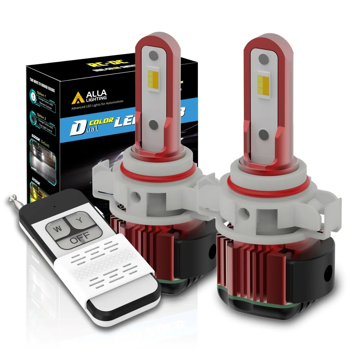 PS24W 5201 5202 LED Switchback Fog Lights/DRL | White, Yellow - Image 8