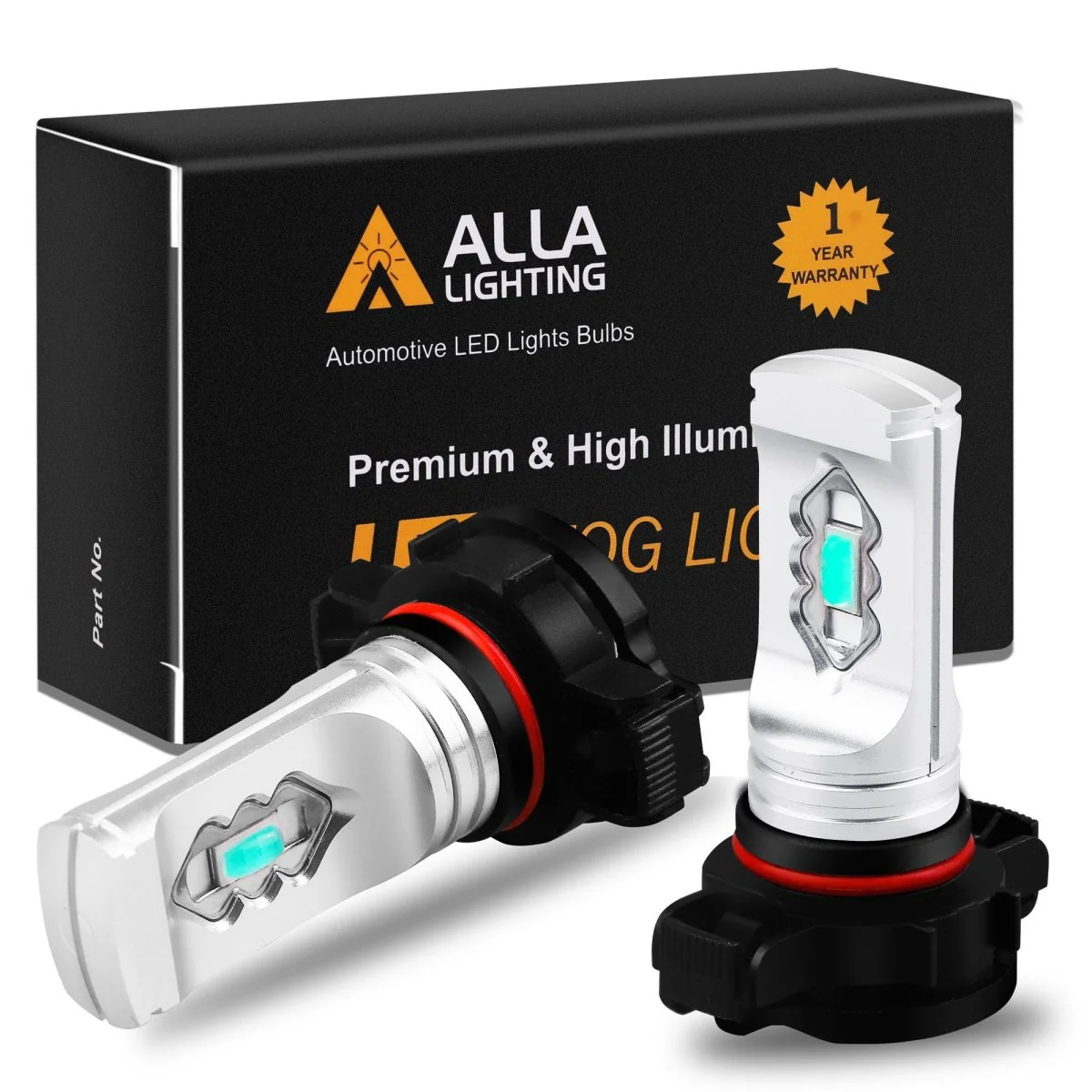 PSX24W 12276 LED Fog Lights Bulbs 12V 2504, 6K White/3K Yellow/Red/8K Blue - Image 17